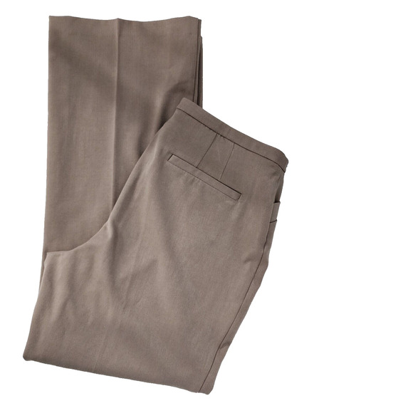 Chico's Womens Dress Pants Size 2 Short US 12 Metro Wide Leg Ultimate Fit Tan - Picture 3 of 8